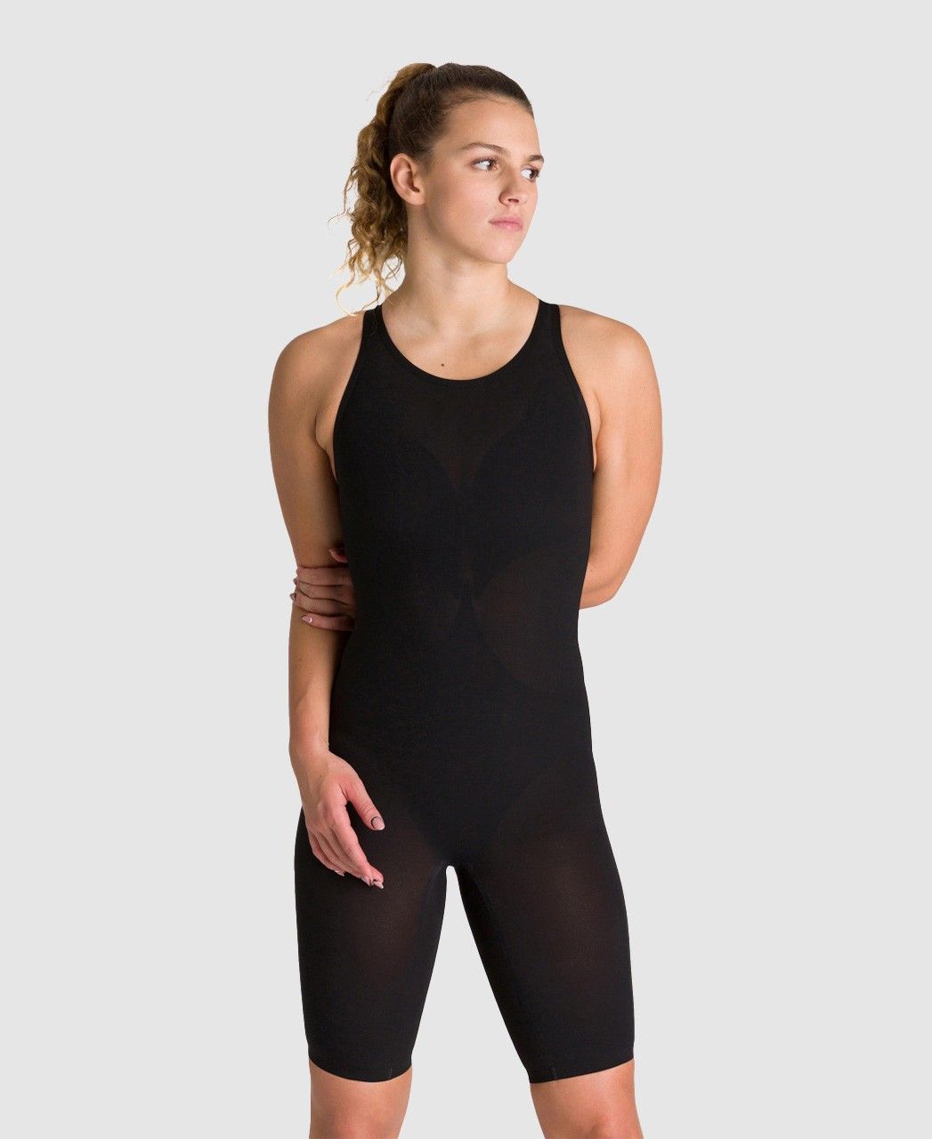 Mai&ocirc; Powerskin Carbon Air2 Open Back sem Logo Arena Preto 30