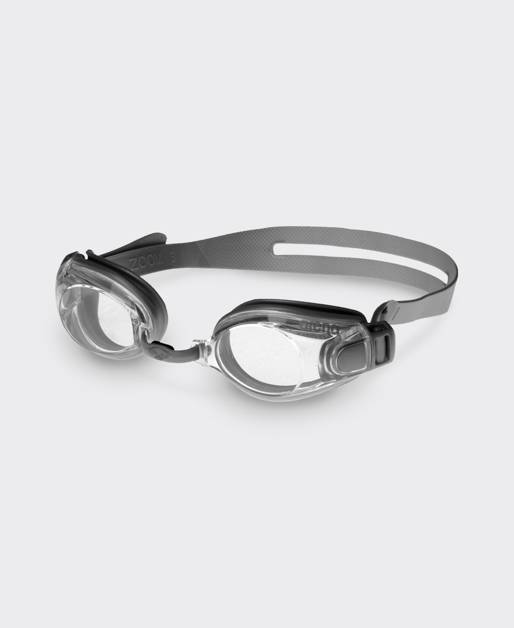 &Oacute;culos Zoom Neoprene Arena Prata e Transparente