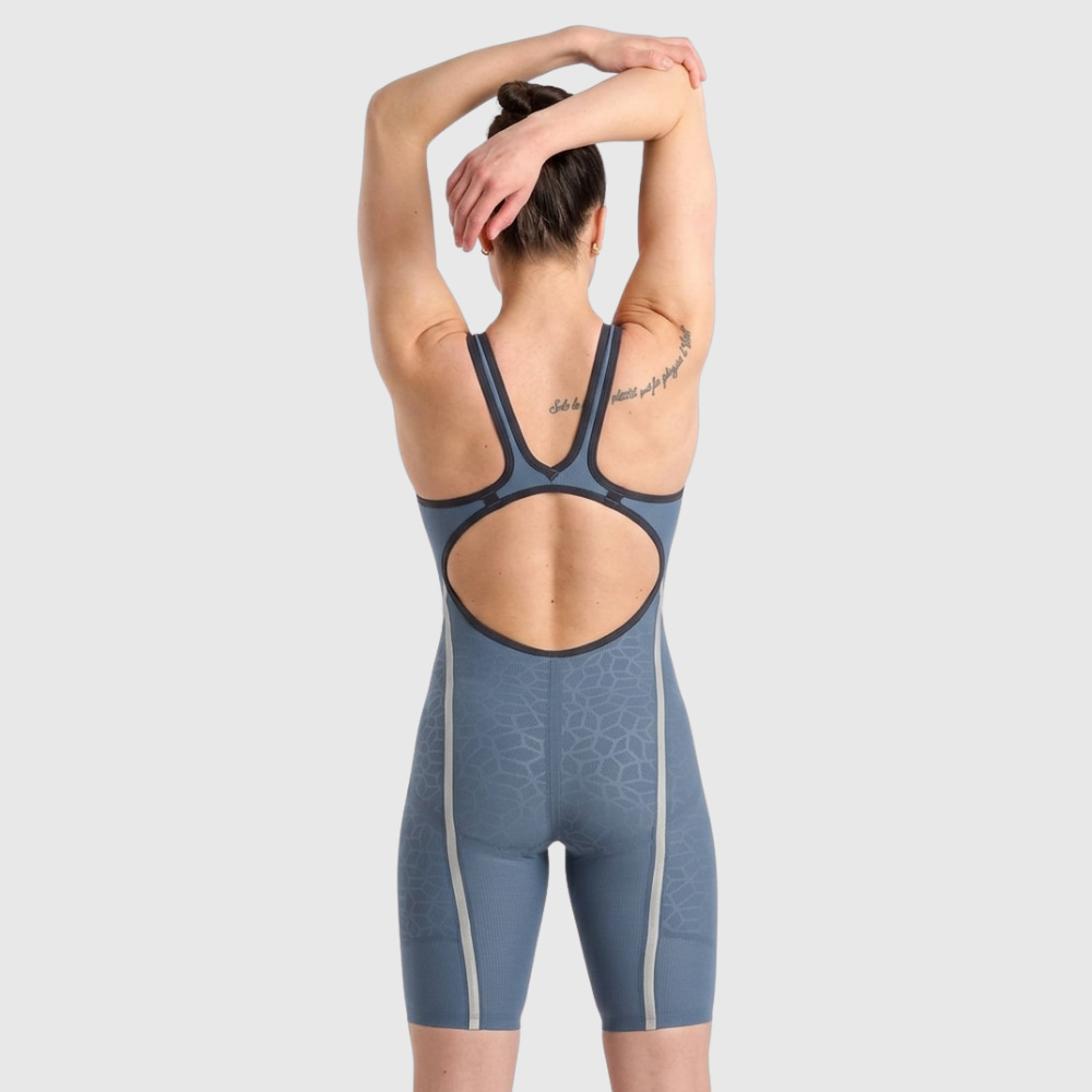 Mai&ocirc; de Nata&ccedil;&atilde;o Powerskin Carbon Ultra Open Back arena Azul A&ccedil;o