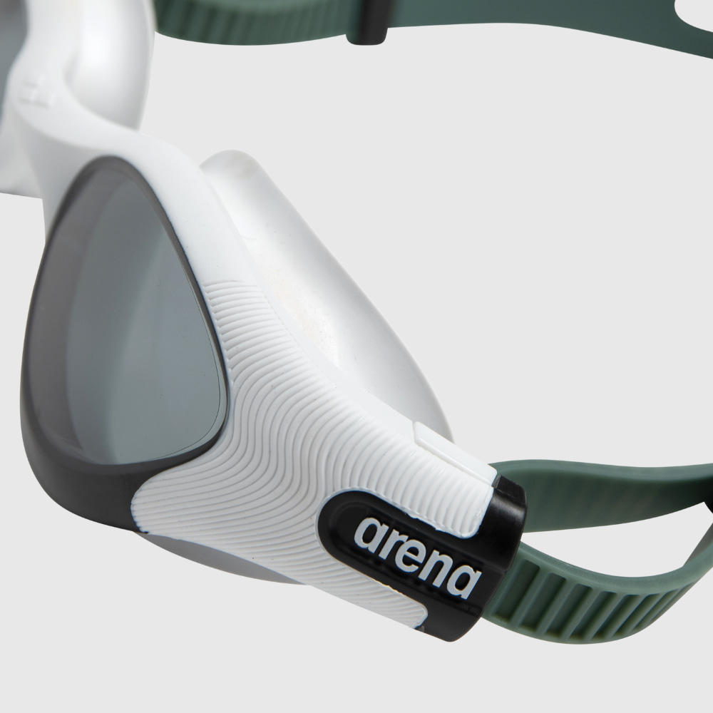Miniatura 5.0 de &Oacute;culos de Nata&ccedil;&atilde;o The One Plus Arena Branco e Verde Militar &Uacute;nico