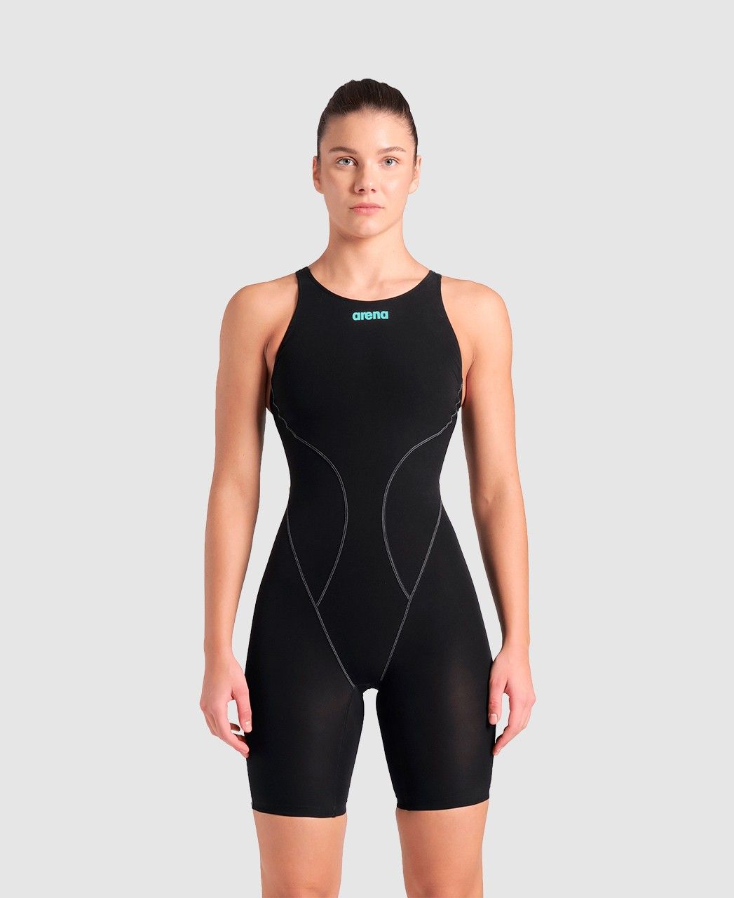 Mai&ocirc; de Nata&ccedil;&atilde;o Powerskin Impulso Open Back arena Preto