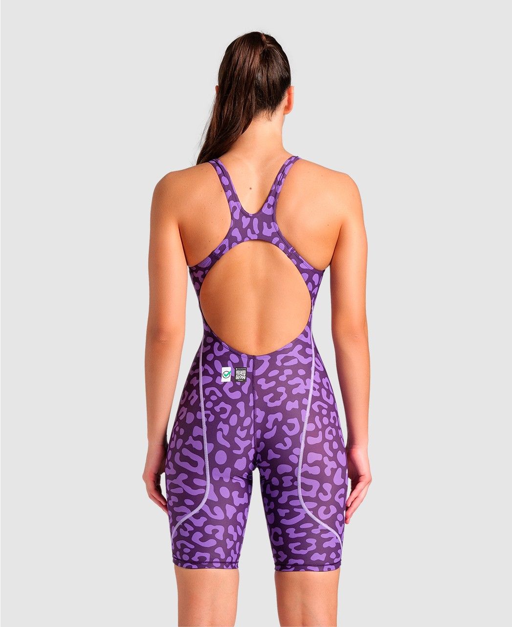 Imagem alternativa do produto Mai&ocirc; de Nata&ccedil;&atilde;o Powerskin ST Next Leopard Open Back arena Roxo