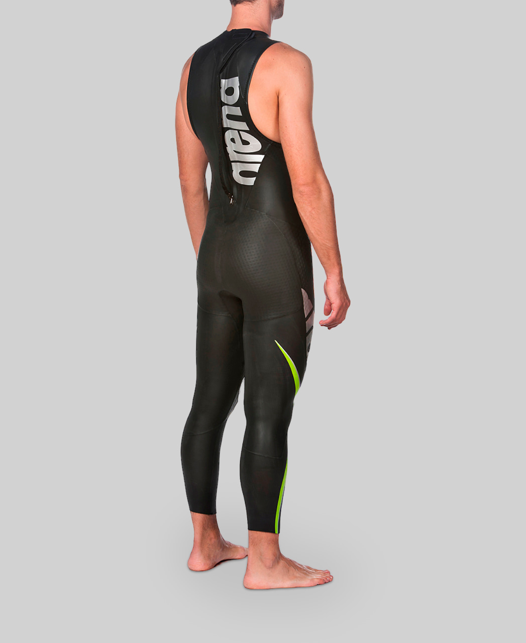 Miniatura 3.0 de Traje Masculino Triatlon Triwetsuit Carbon sem Manga Arena