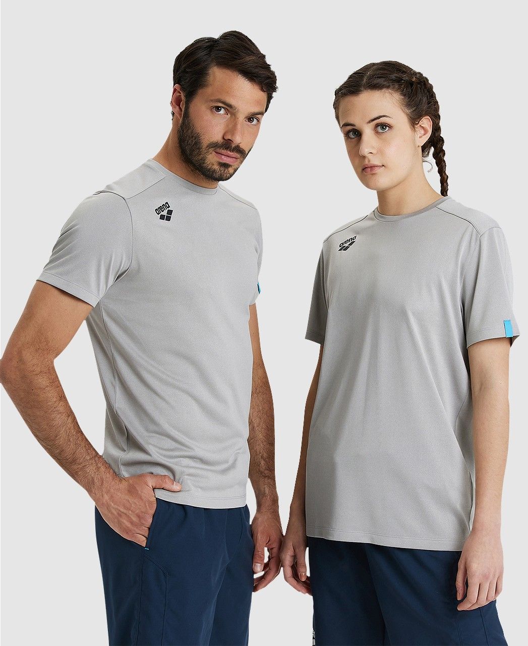 Camiseta Team Solid arena Cinza