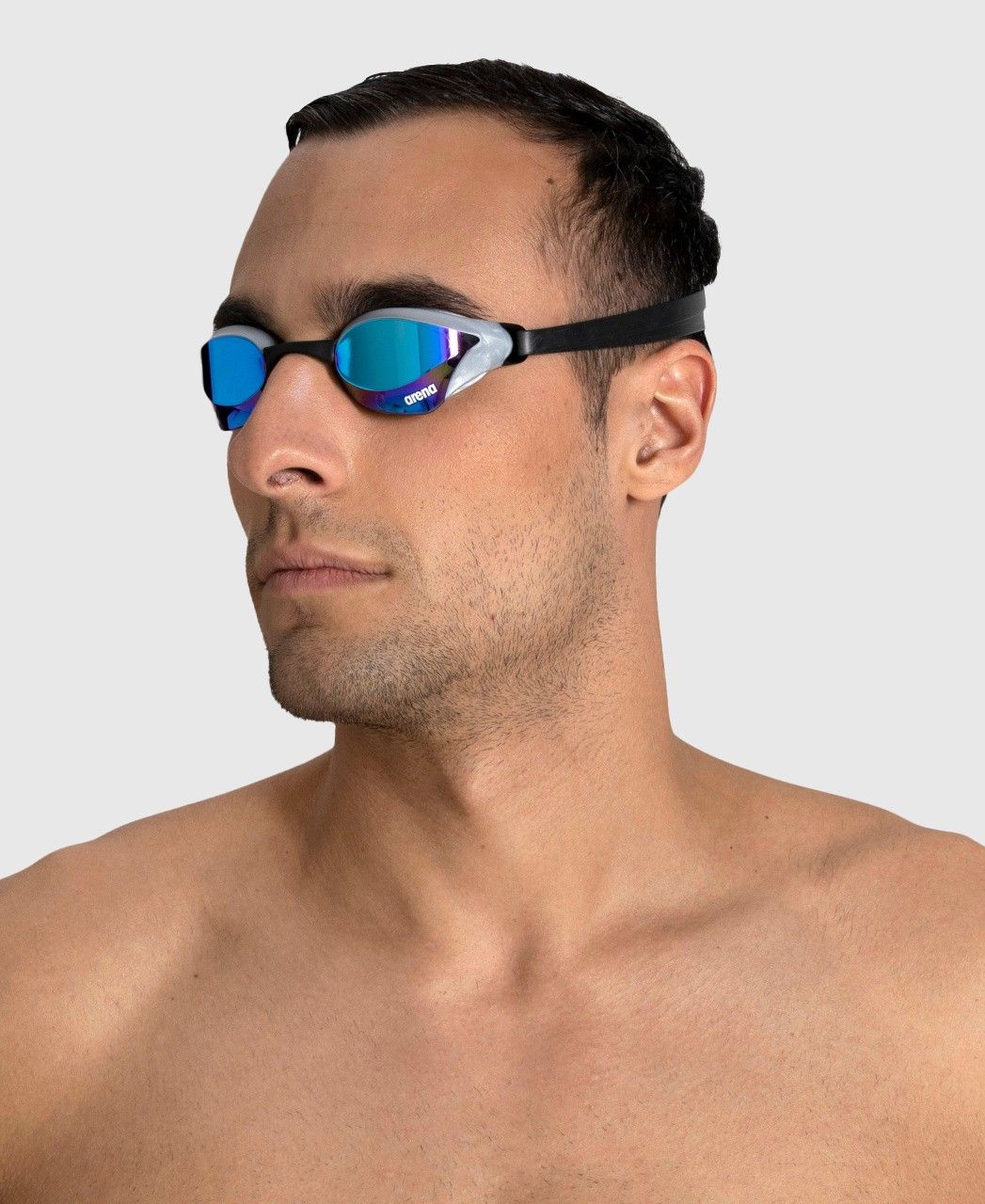 &Oacute;culos de Nata&ccedil;&atilde;o Cobra Core Swipe Mirror arena Prata e Preto