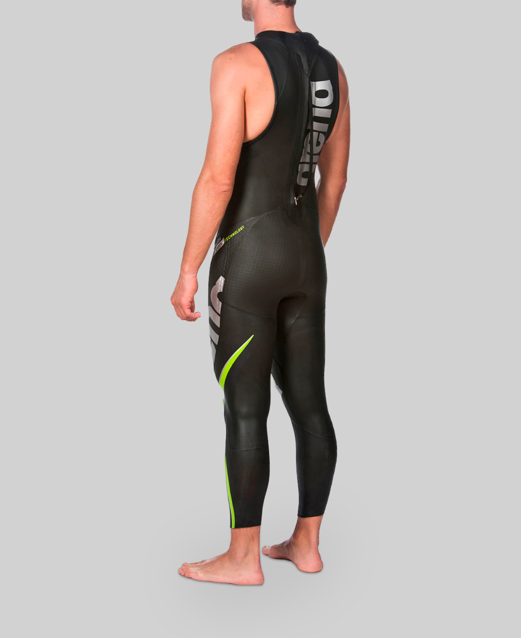Miniatura 6.0 de Traje Masculino Triatlon Triwetsuit Carbon sem Manga Arena
