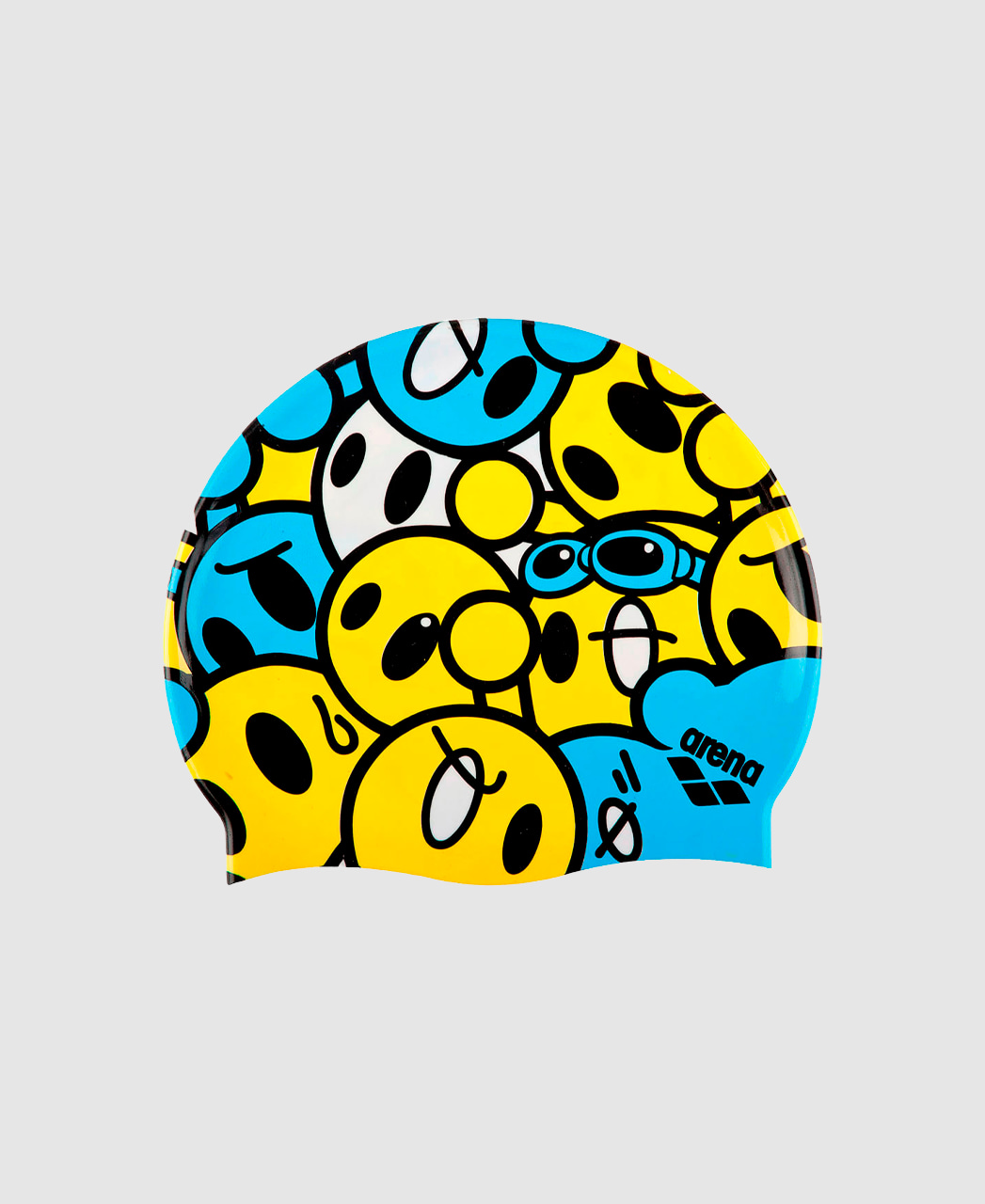 Touca de Nata&ccedil;&atilde;o Infantil Kun Cap arena Amarelo e Azul