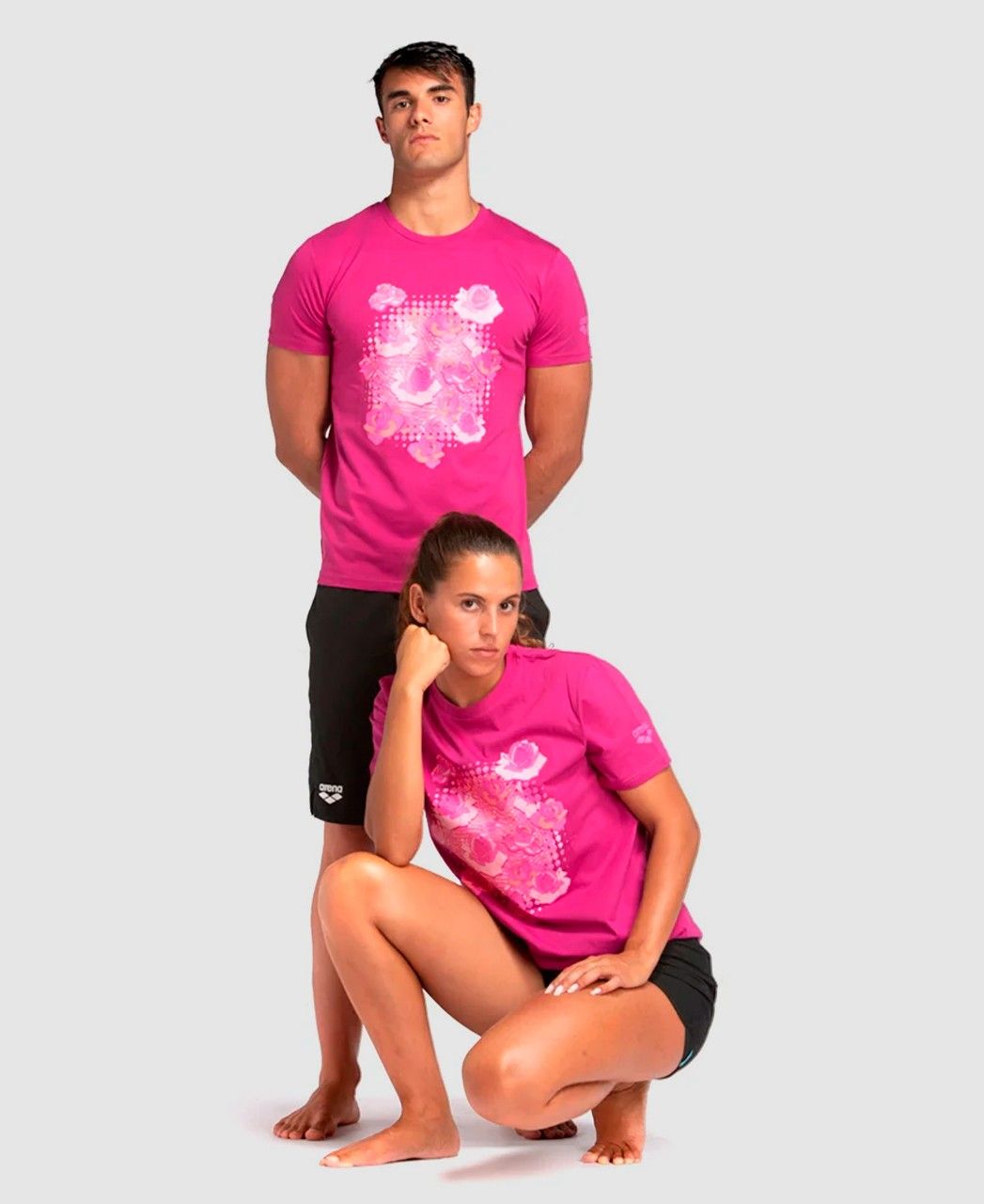 Camiseta Manga Curta Tee Breast arena Rosa