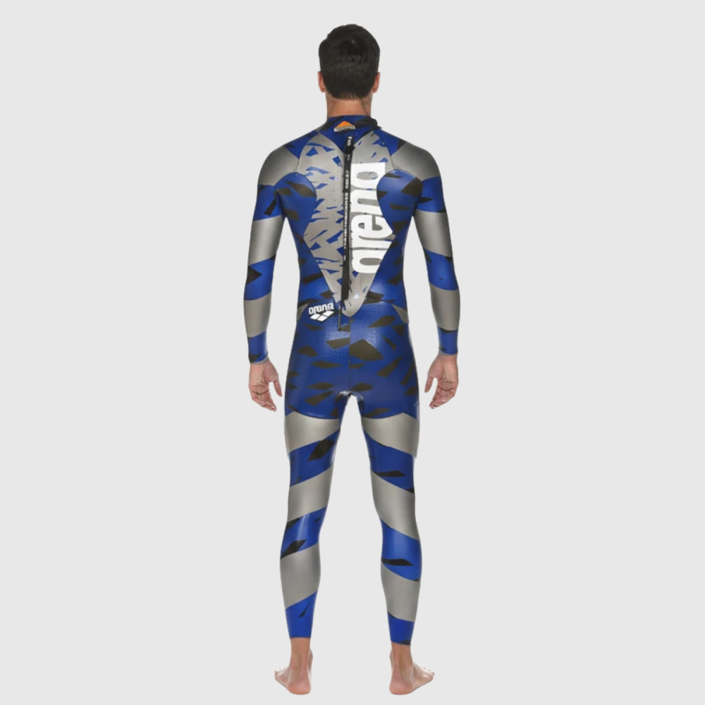 Traje Triatlon Masculino Carbon Sams Wetsuit Arena Azul M