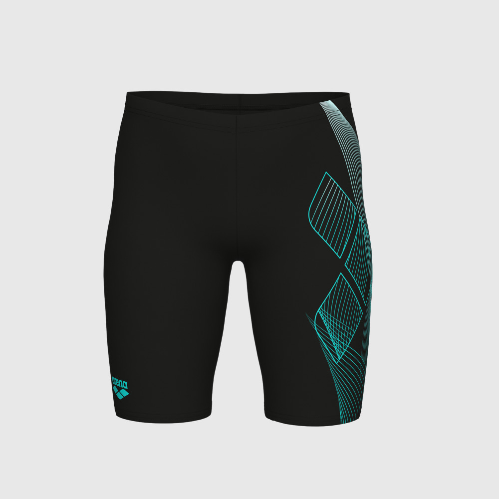 Jammer Infantil Maxlife Sea Water Arena Preto e Azul
