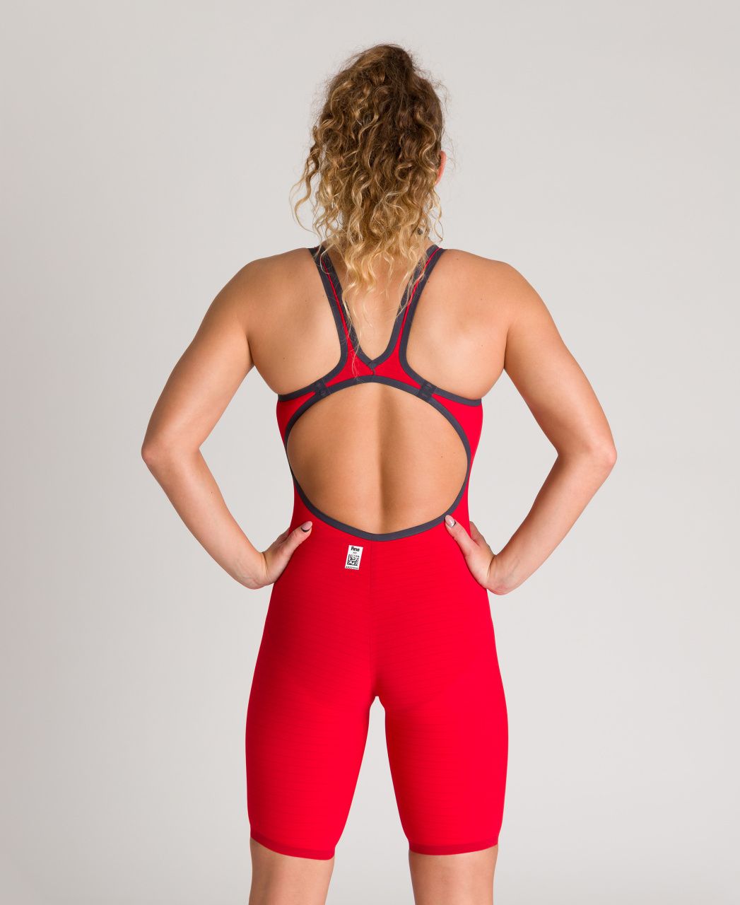 Mai&ocirc; de Nata&ccedil;&atilde;o Powerskin Carbon Air2 Open Back arena Vermelho