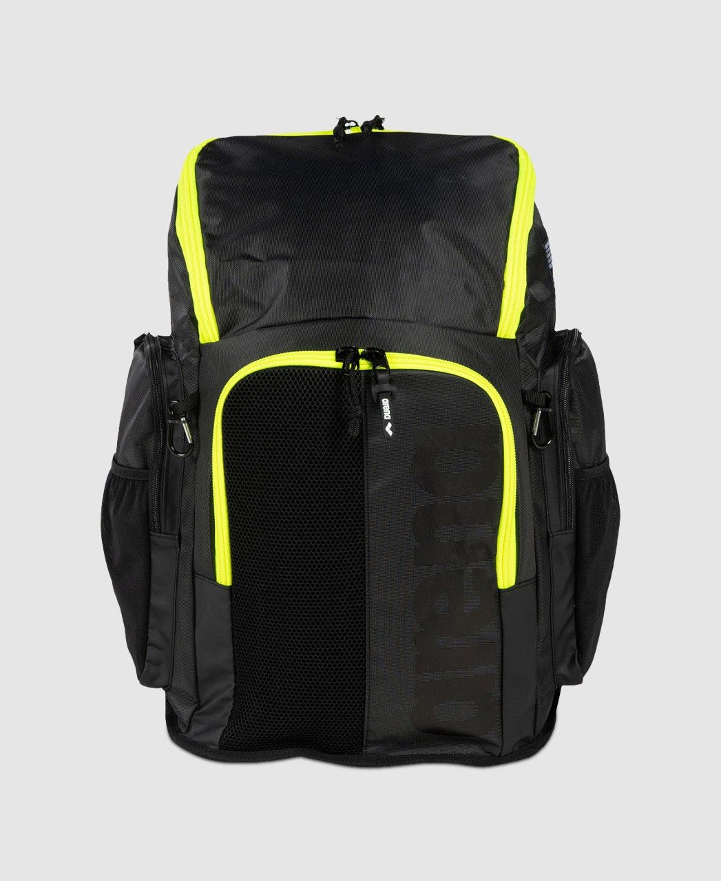 Mochila Spiky III Backpack 45L arena Preto e Amarelo Neon