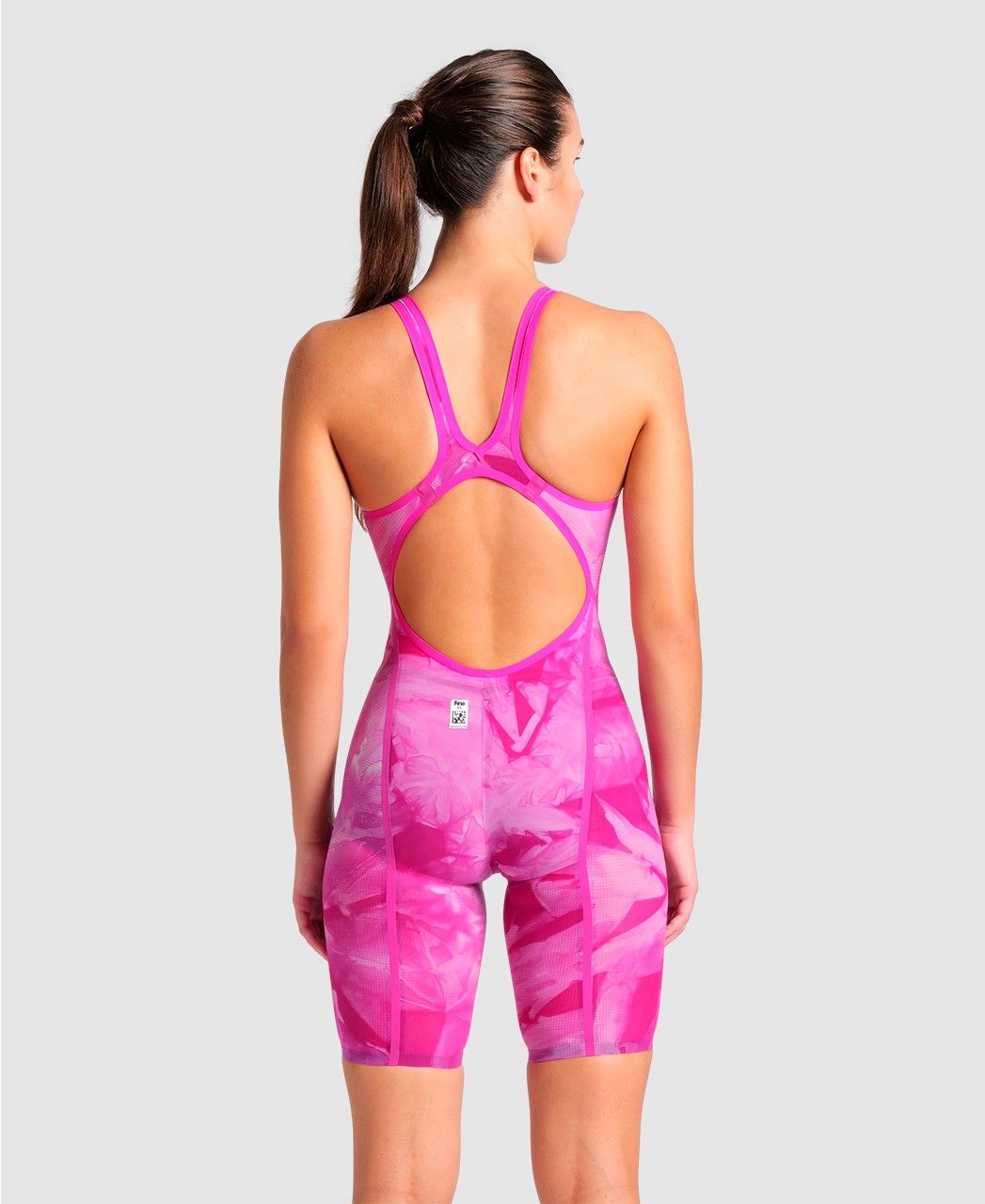 Mai&ocirc; de Nata&ccedil;&atilde;o Powerskin Carbon Glide Eclipse Glare Open Back arena Rosa