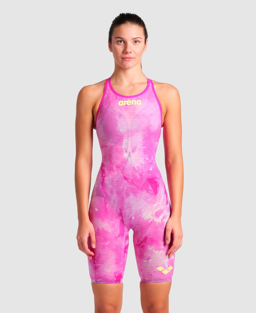 Mai&ocirc; de Nata&ccedil;&atilde;o Powerskin Carbon Air2 Tie Dye Close Back arena Rosa