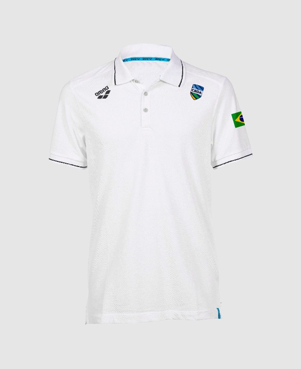 Camiseta Polo Team Solid CBDA arena Branco