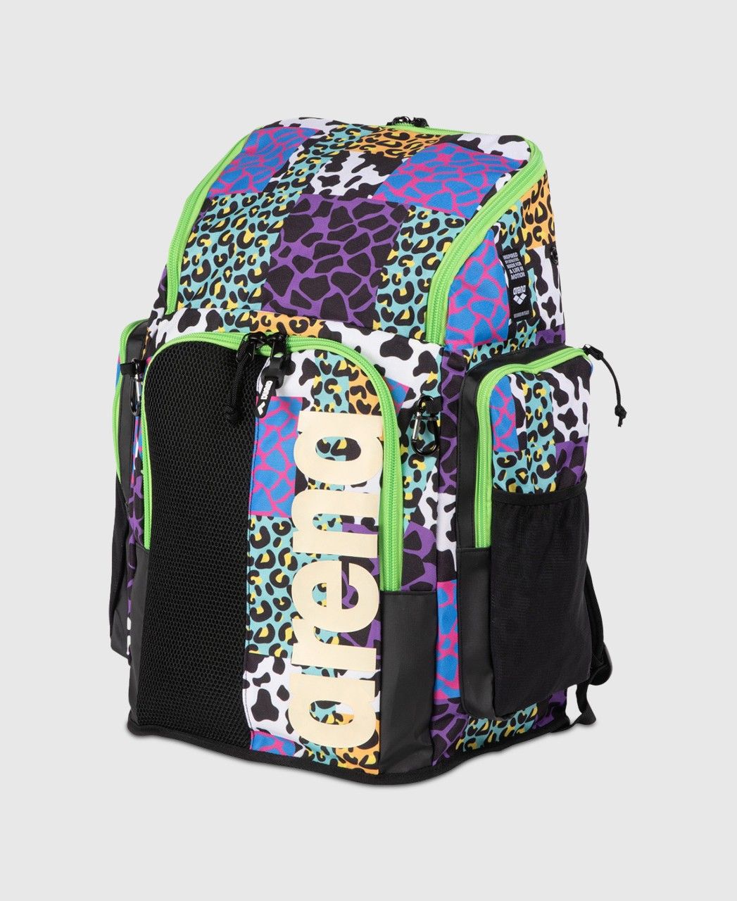 Mochila Spiky III 45L arena Roxo e Verde