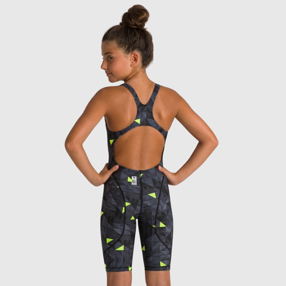 Mai&ocirc; de Nata&ccedil;&atilde;o Infantil Powerskin ST 2.0 Open Back arena Preto