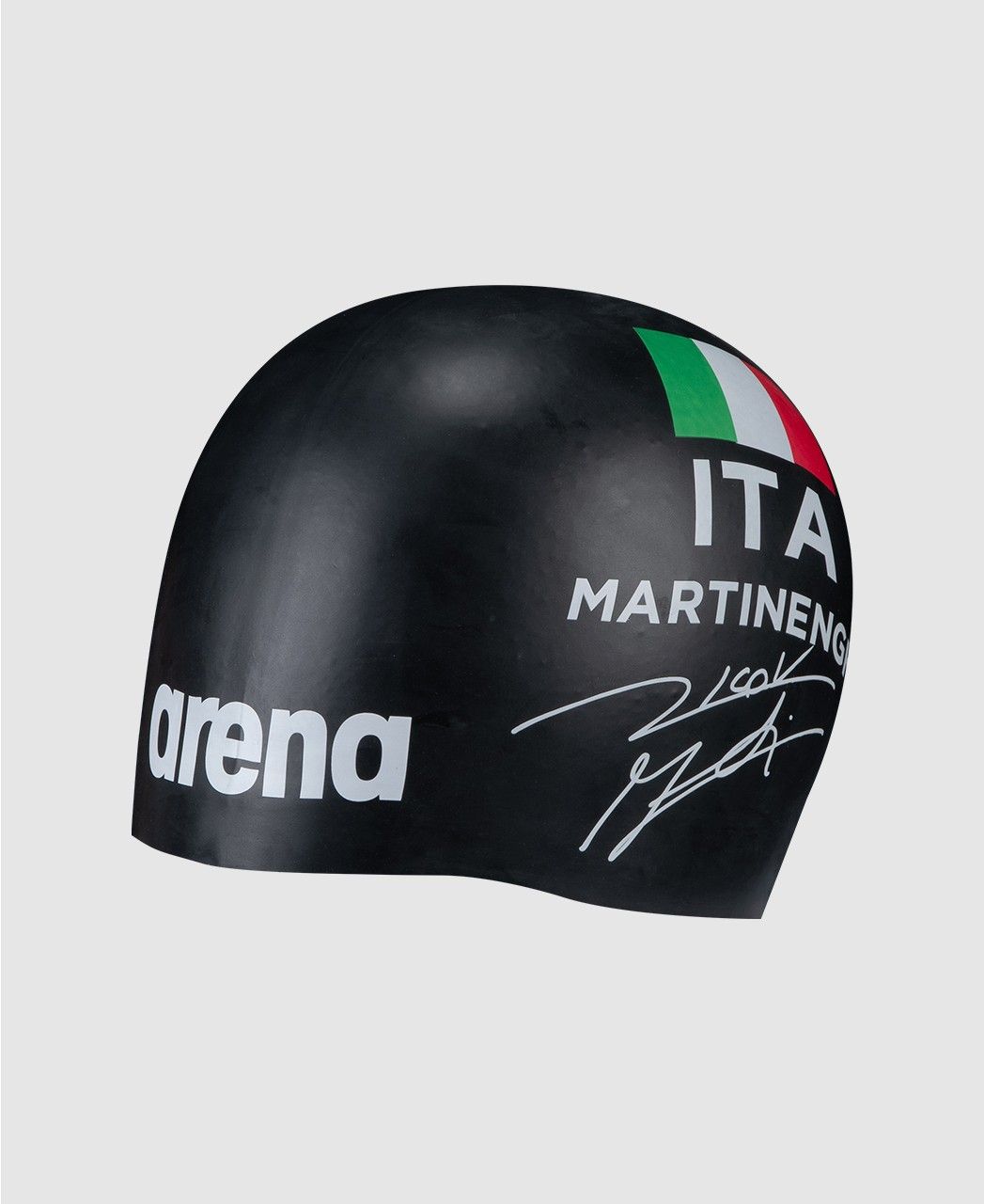 Touca de Nata&ccedil;&atilde;o Athletes Signature Nicol&ograve; Martinenghi Arena Preto &Uacute;nico