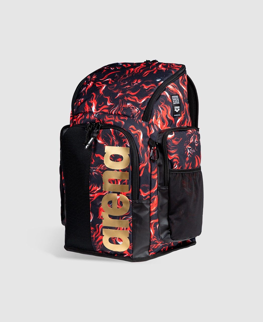 Mochila Spiky III 45L arena Preto e Vermelho