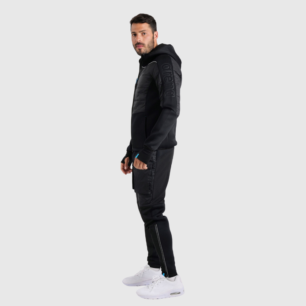 Jaqueta Half Quilted Team arena Preto