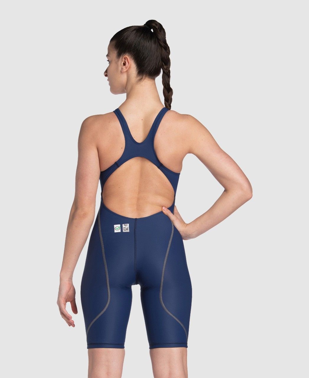 Mai&ocirc; de Nata&ccedil;&atilde;o Powerskin ST Next Open Back arena Azul Marinho