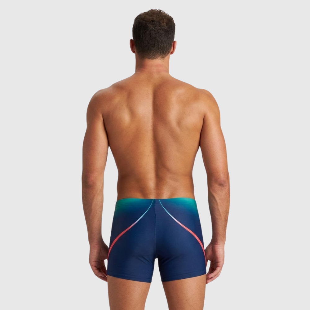 Sunga Short One Placed Print arena Azul Marinho