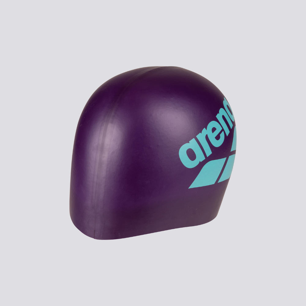 Touca de Nata&ccedil;&atilde;o Infantil Big Logo Arena Roxo e Azul &Aacute;gua