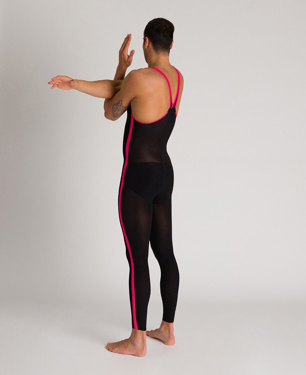Traje Masculino Powerskin Revo+Ow Closed Back sem Logo Arena Preto 28